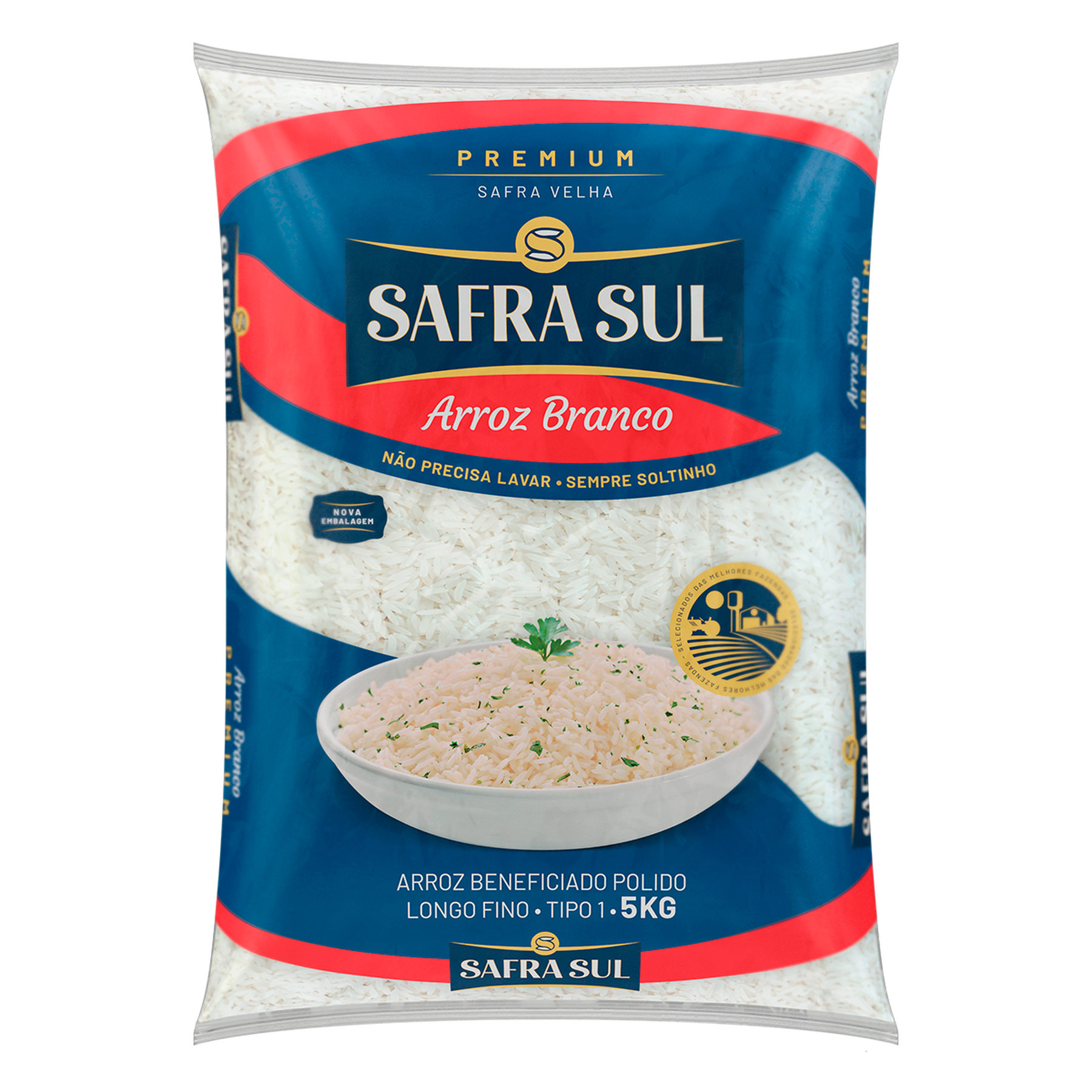 Arroz Premium Safra Sul Pacote 5kg