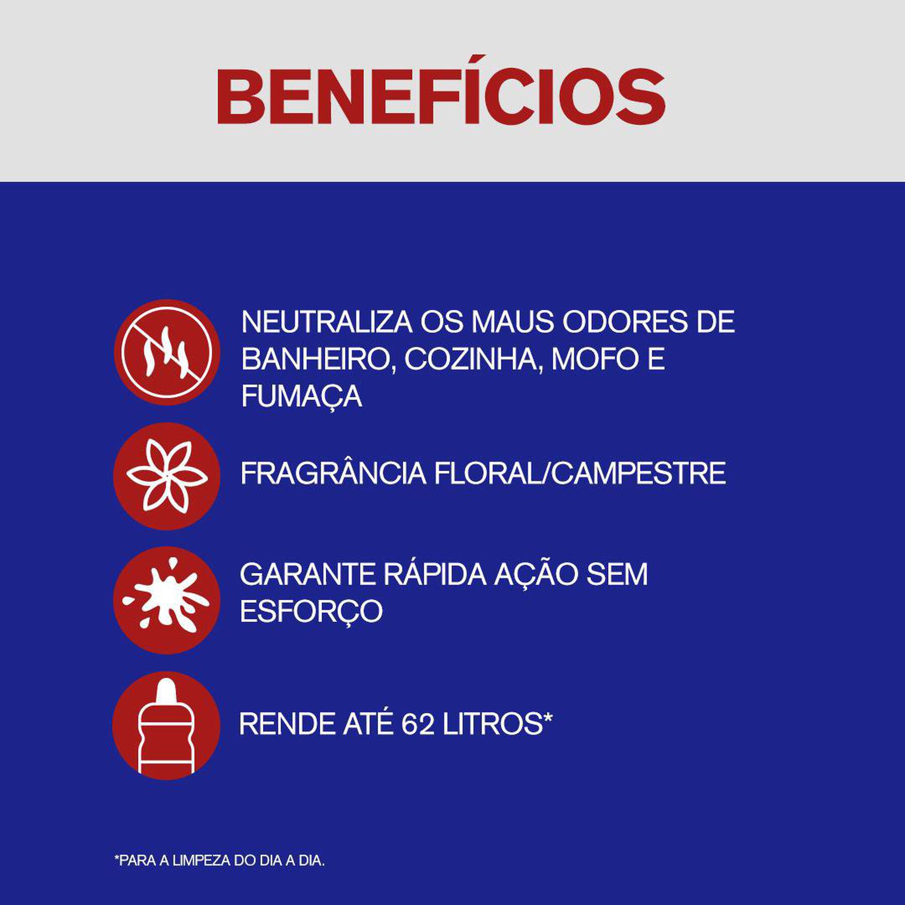 Limpador Limpeza Pesada Floral Campestre Veja Frasco 1l&nbsp;
