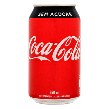 Refrigerante sem Açúcar Coca-Cola Lata 350ml