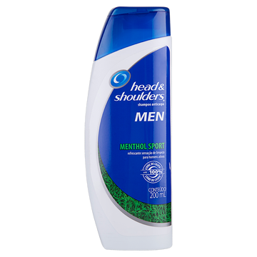 Shampoo Anticaspa Menthol Sport Head & Shoulders Men Frasco 200ml