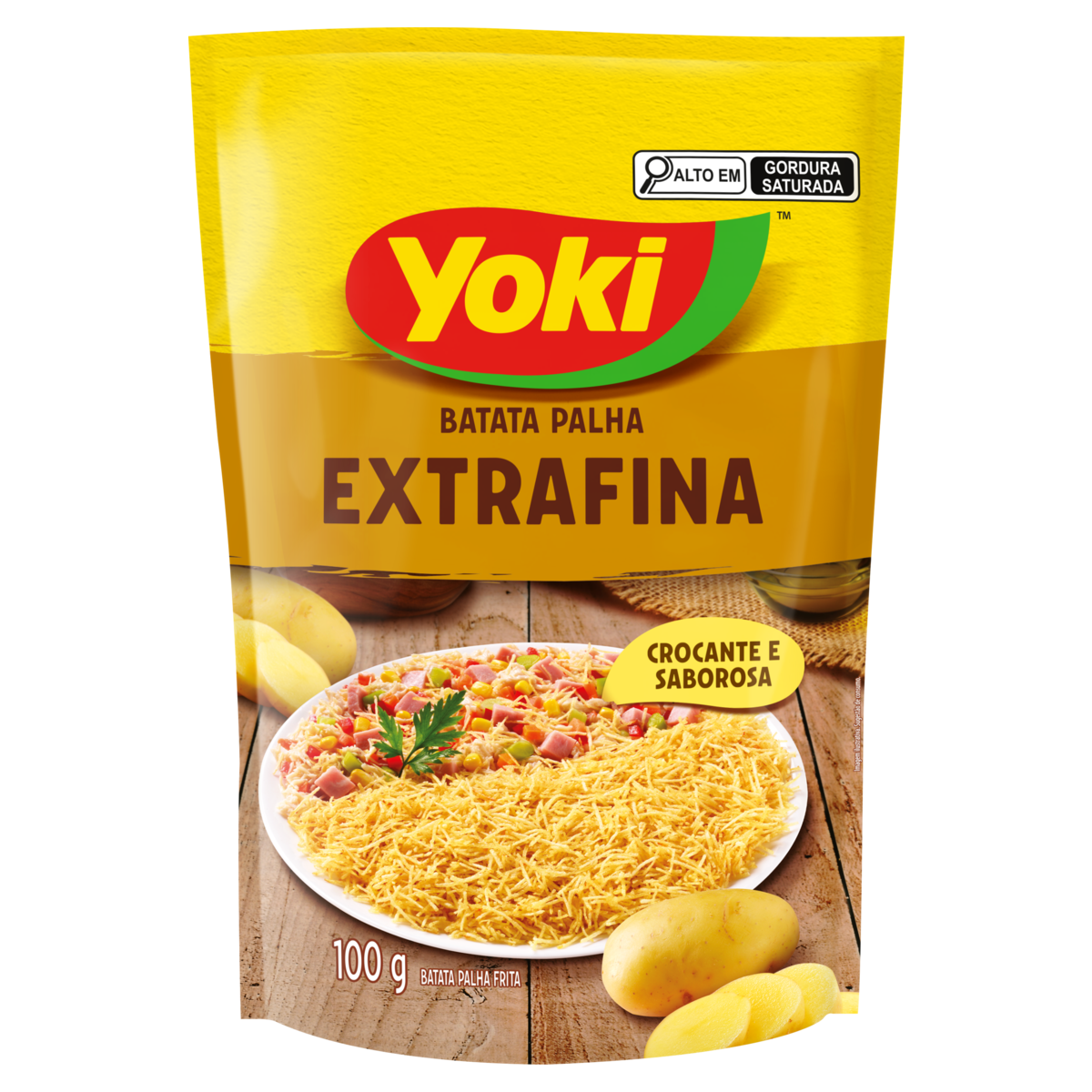 Batata Palha Extrafina Yoki Sach&ecirc; 100g