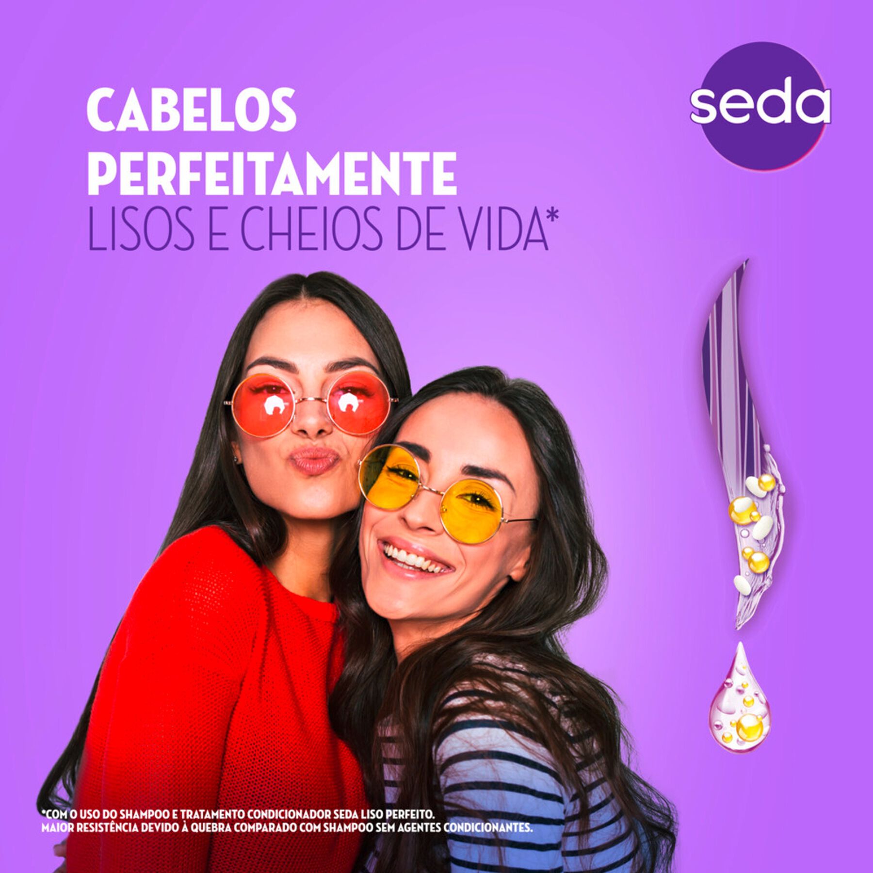 Shampoo Liso Perfeito Seda Frasco 325ml