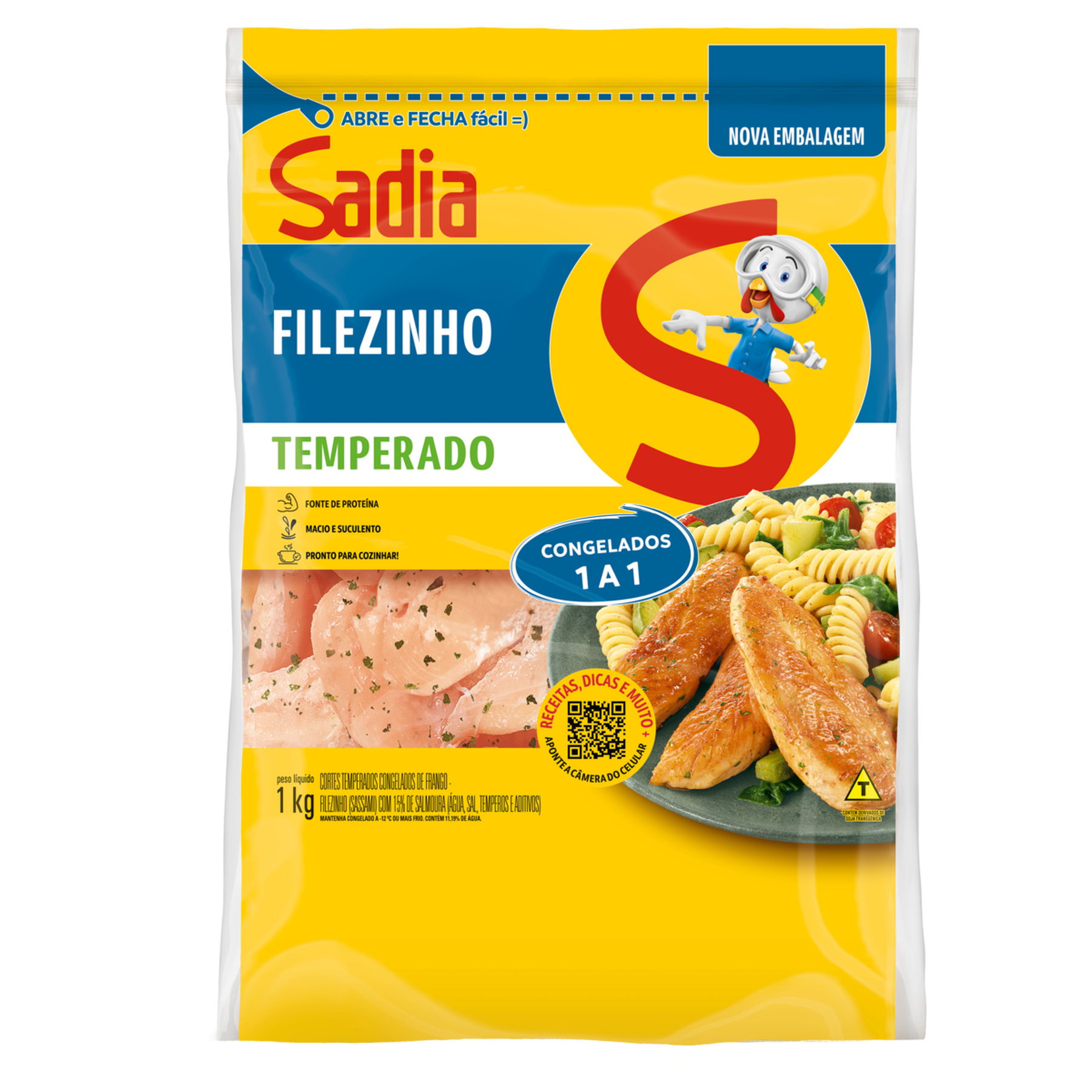 Filezinho de Frango Congelado Sadia 1kg