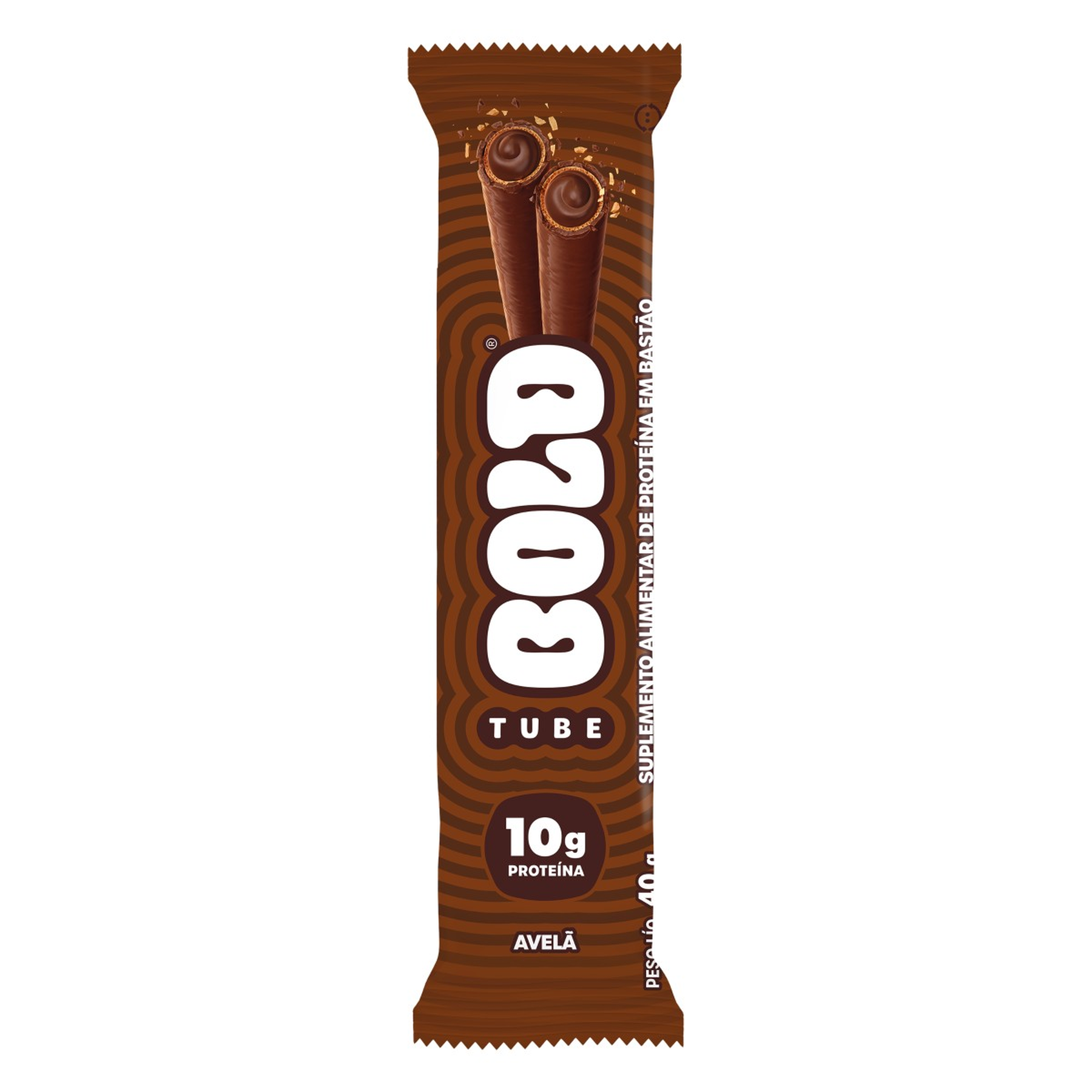 Barra Prote&iacute;na Avel&atilde; Bold Tube Pacote 40g
