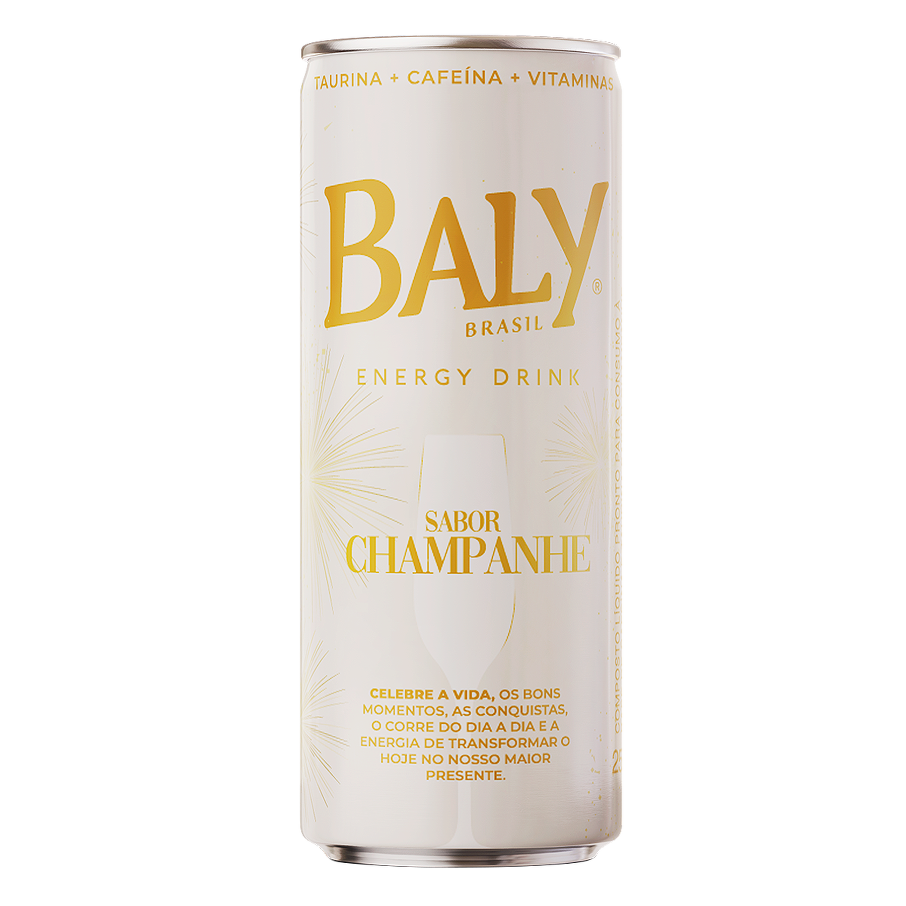 Energético Champanhe Baly Brasil Lata 250ml