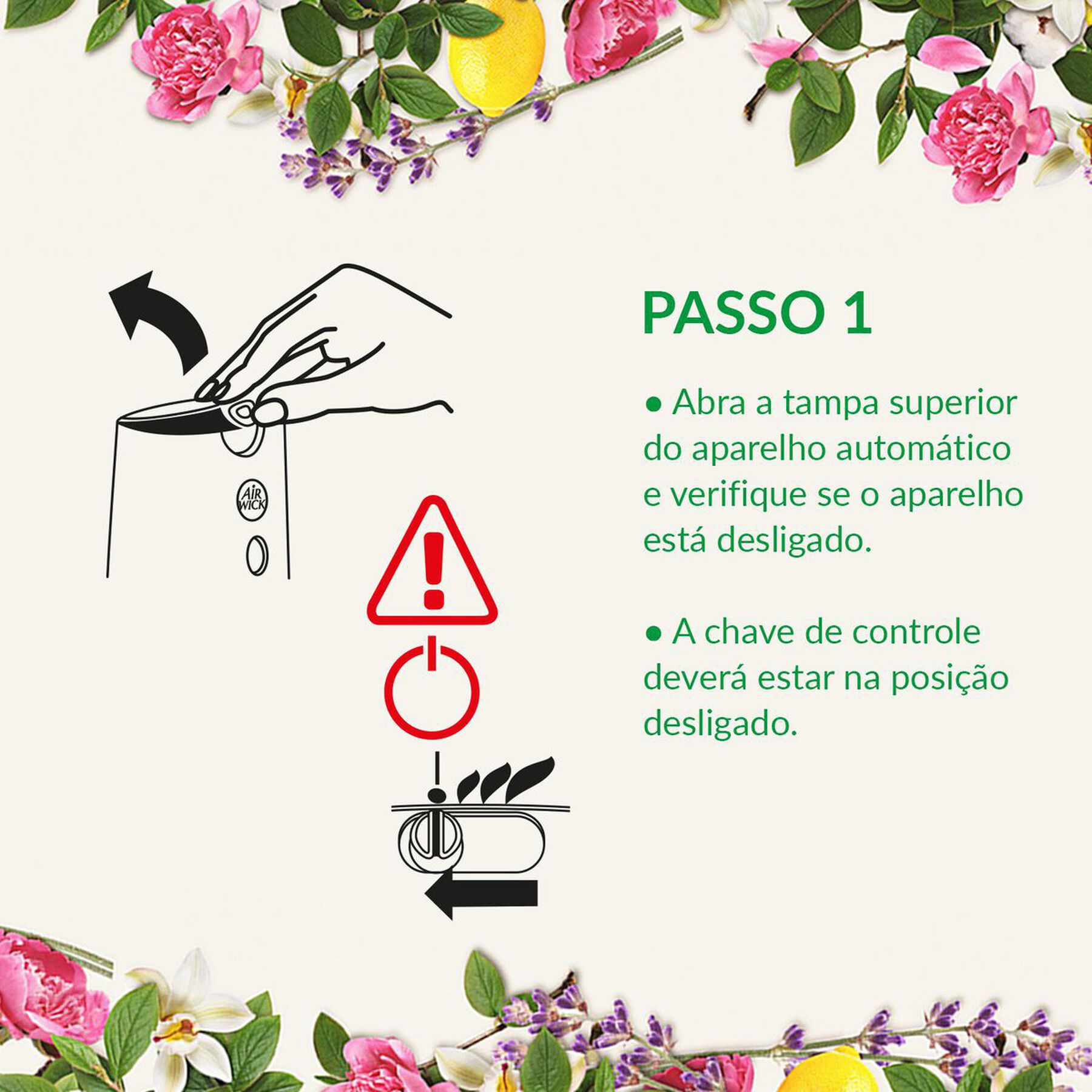 Aromatizador de Ambiente Flor de Cerejeira Freshmatic Air Wick Bom Ar Pure Frasco 250ml Refil
