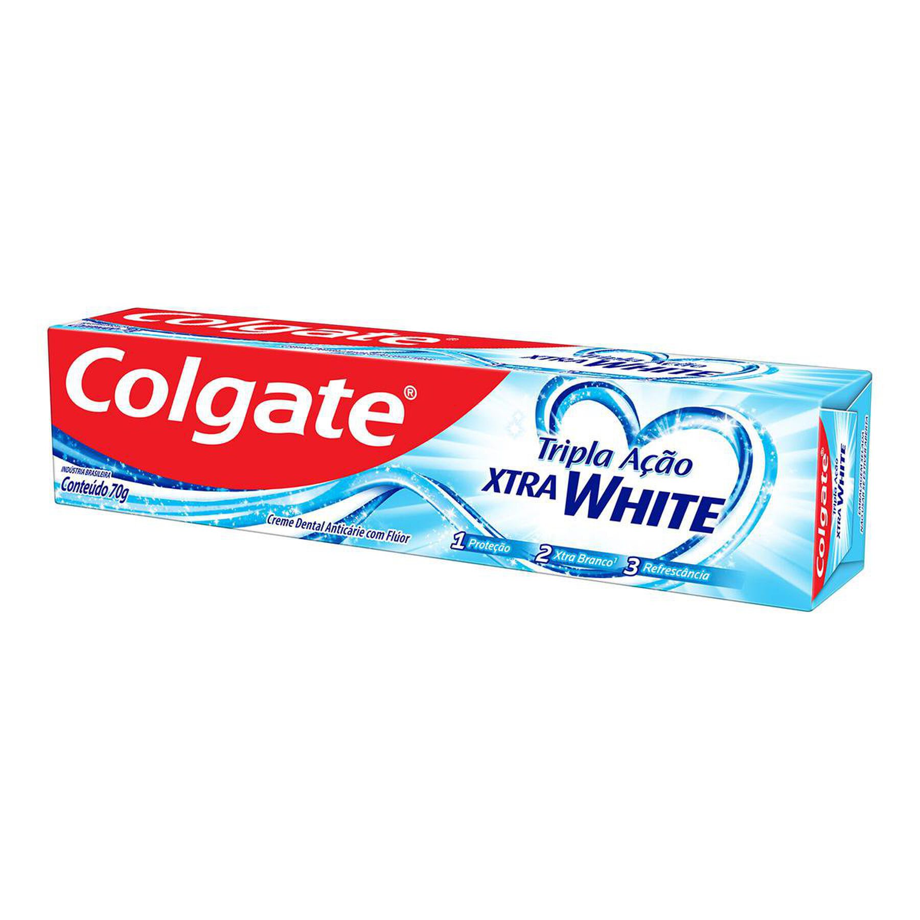 Creme Dental Xtra White Colgate Tripla A&ccedil;&atilde;o Caixa 70g&nbsp;
