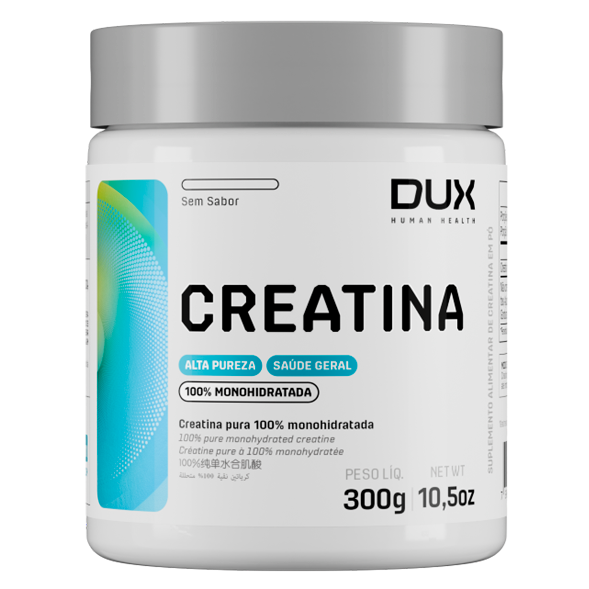 Creatina sem Sabor Dux Human Health Pote 300g