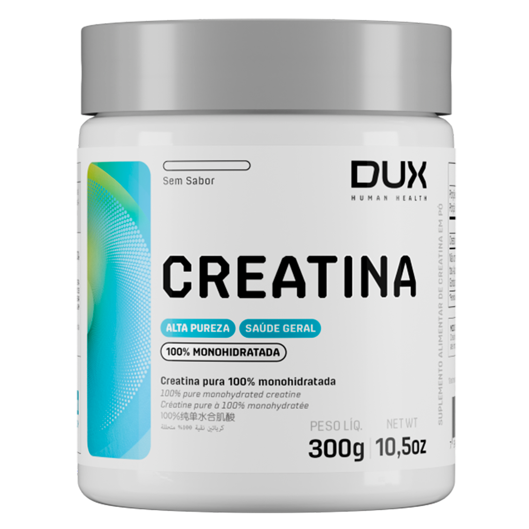 Creatina sem Sabor Dux Human Health Pote 300g