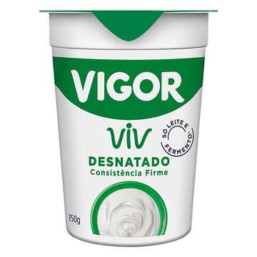 Iogurte Viv Desnatado Consistência Firme Vigor Copo 150g