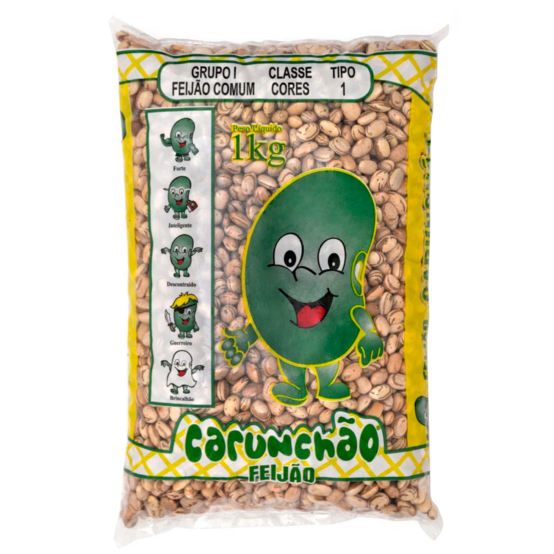 Feijão Carioca Carunchão Pacote 1kg