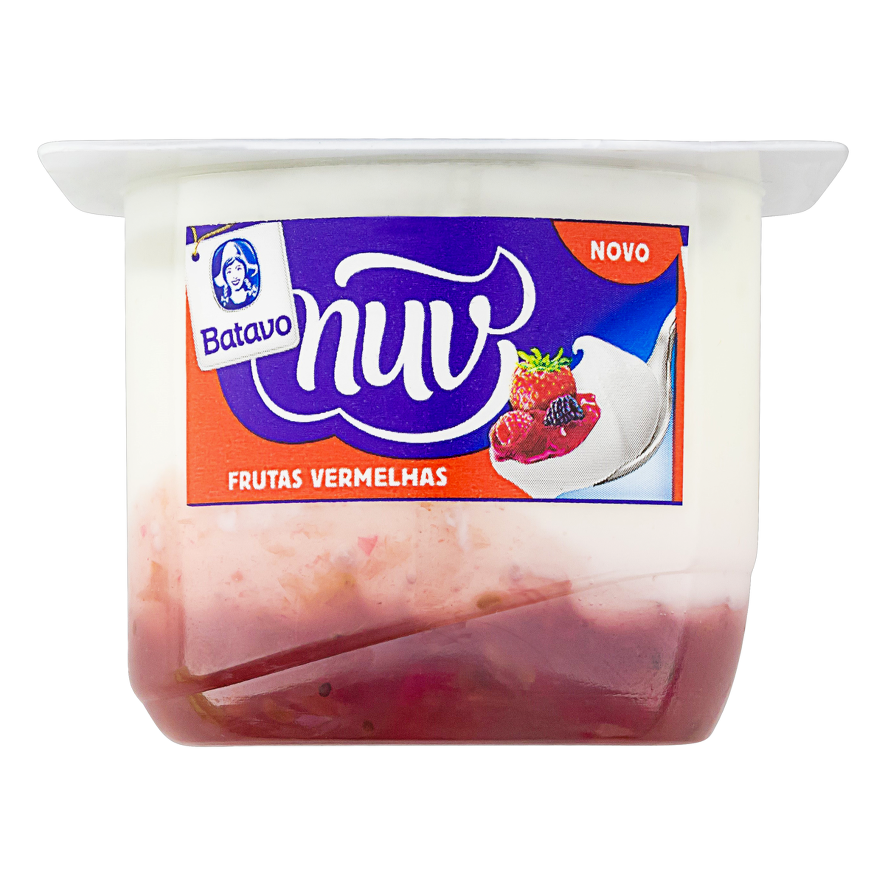 Creme de Queijo Quark Calda Frutas Vermelhas Batavo Nuv Pote 100g