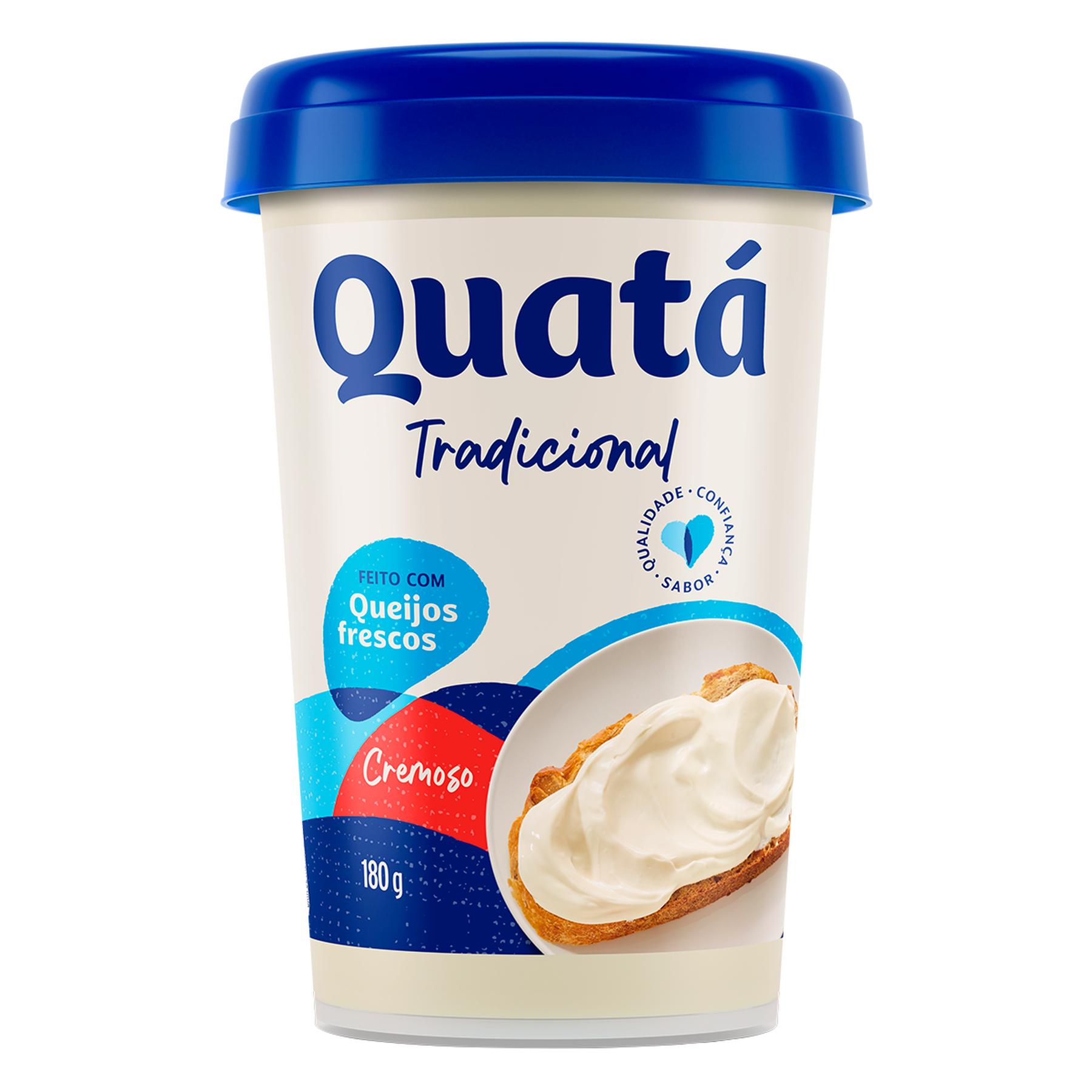 Creme de Queijo Tradicional Quatá Copo 180g