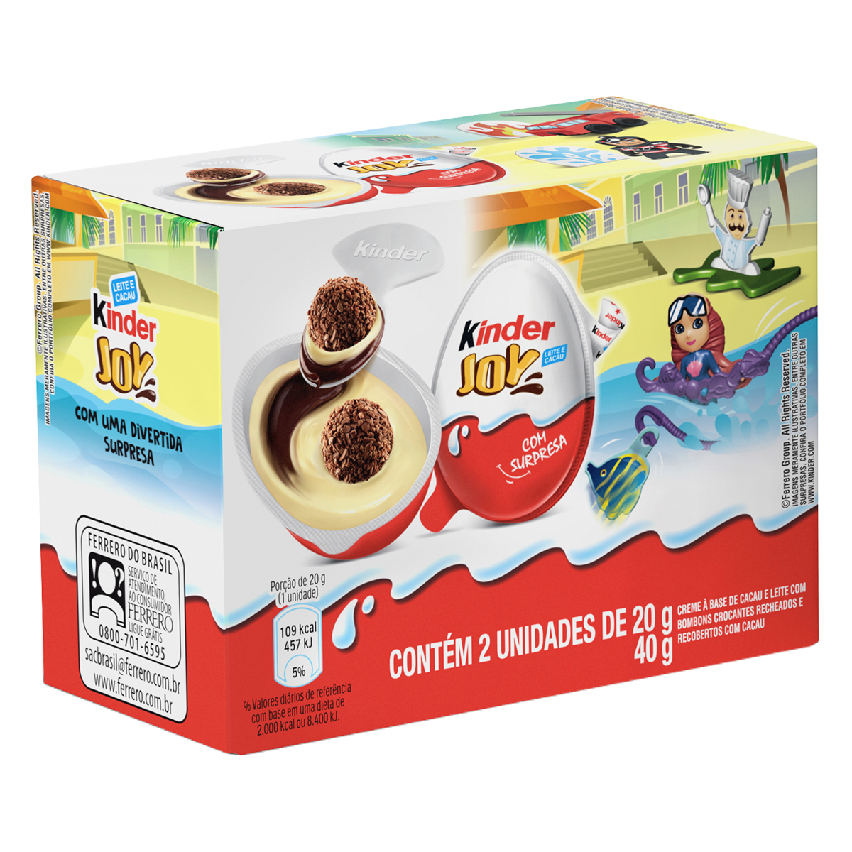 Chocolate Kinder Ovo Joy 2x20g