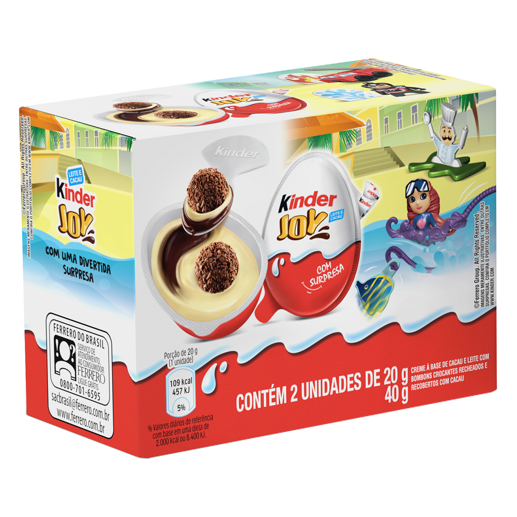 Chocolate Kinder Ovo Joy 2x20g