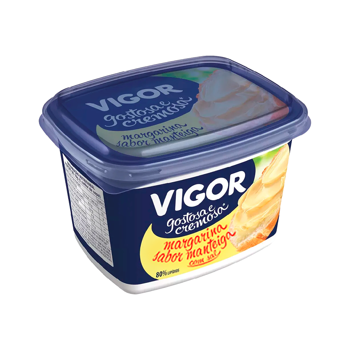 Margarina Sabor Manteiga com Sal Vigor Pote 500g