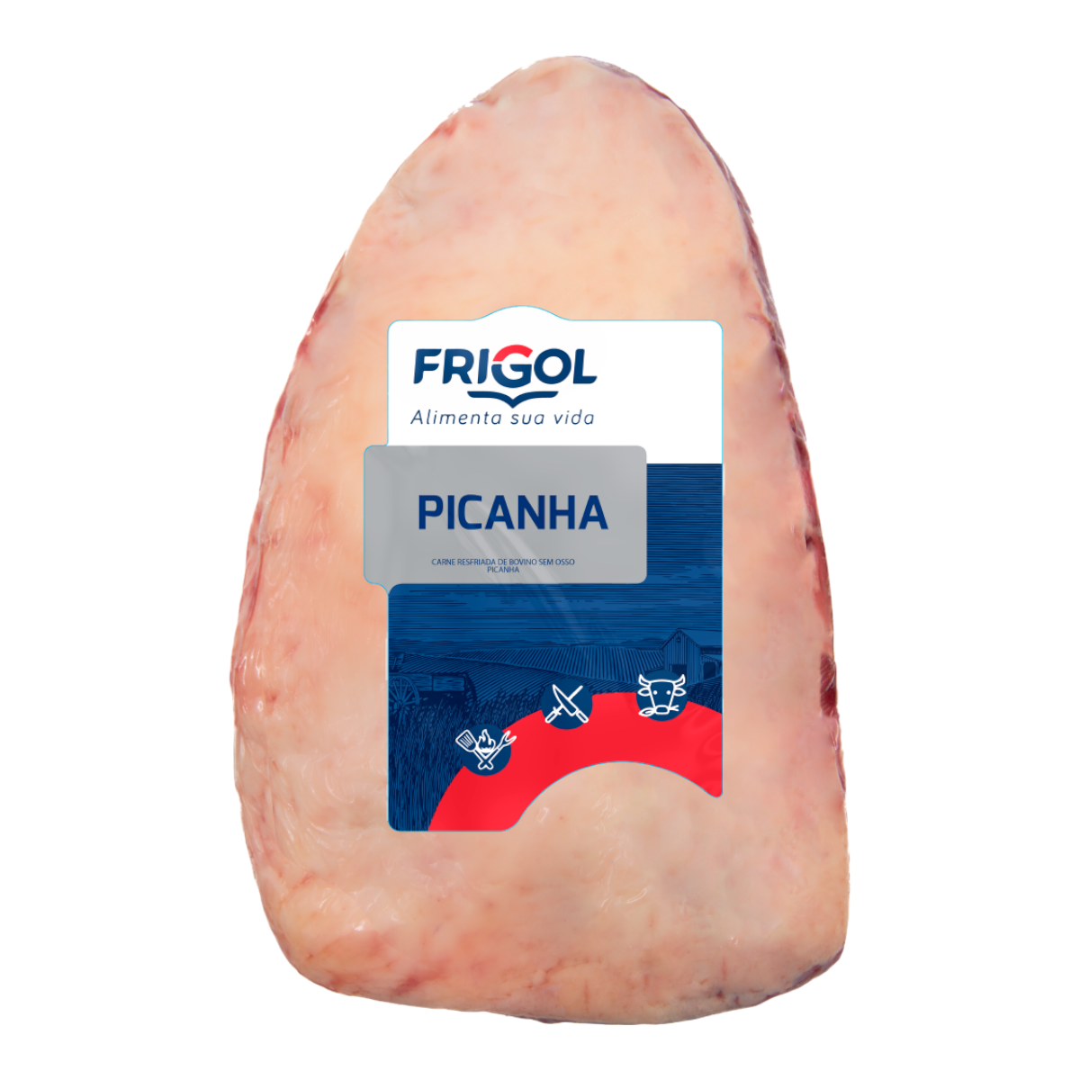 Carne Bovina Picanha Congelada Cry Frigol aprox. 1.450g