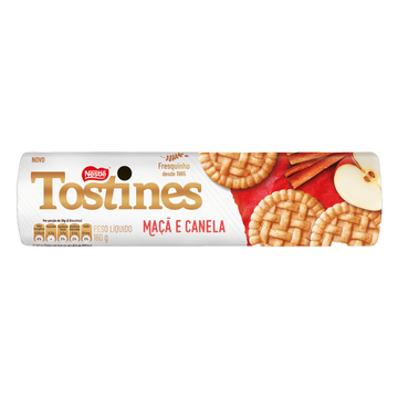 Biscoito Maçã e Canela Nestlé Tostines Pacote 160g