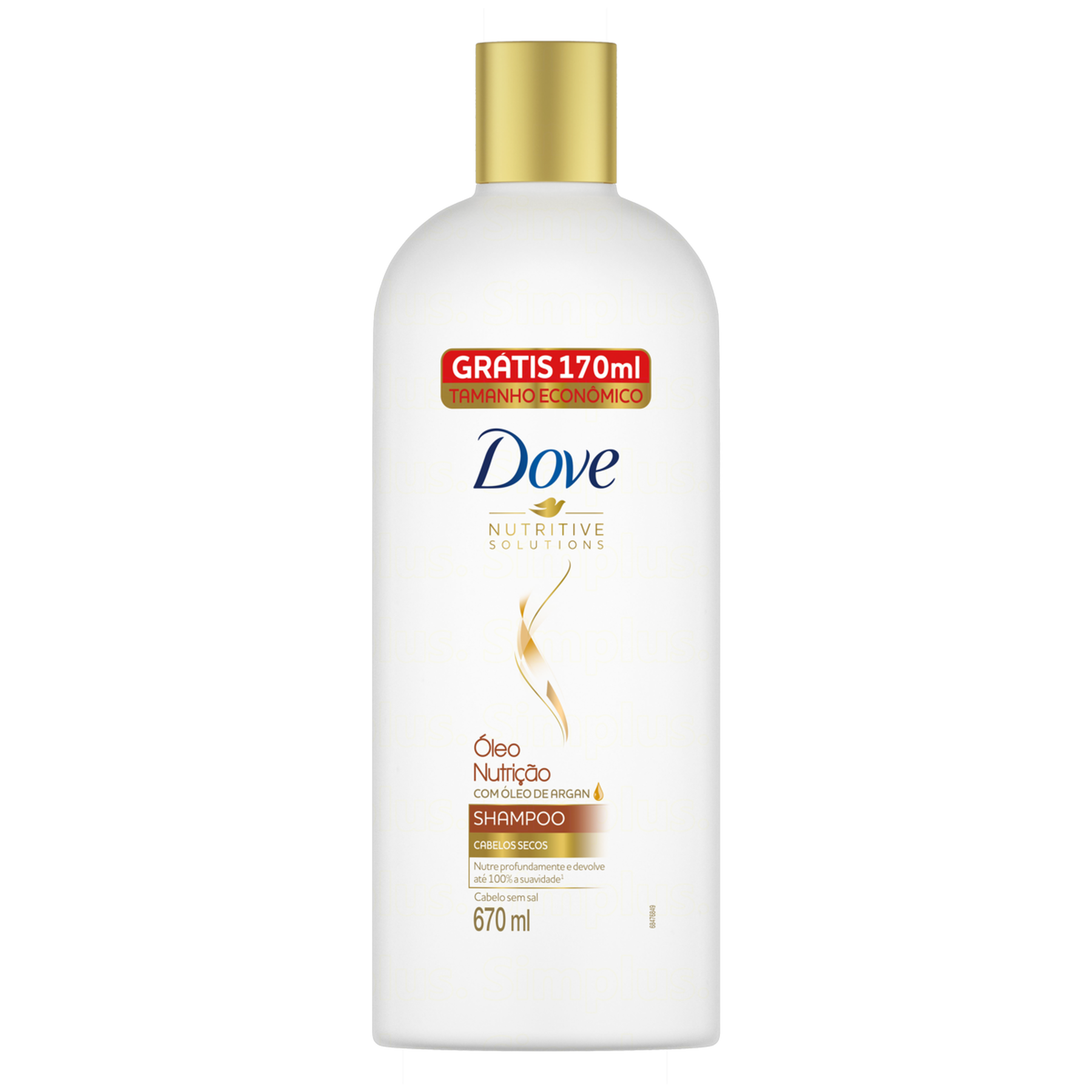 Shampoo Nutritive Solutions Óleo Nutrição Dove Frasco 670ml