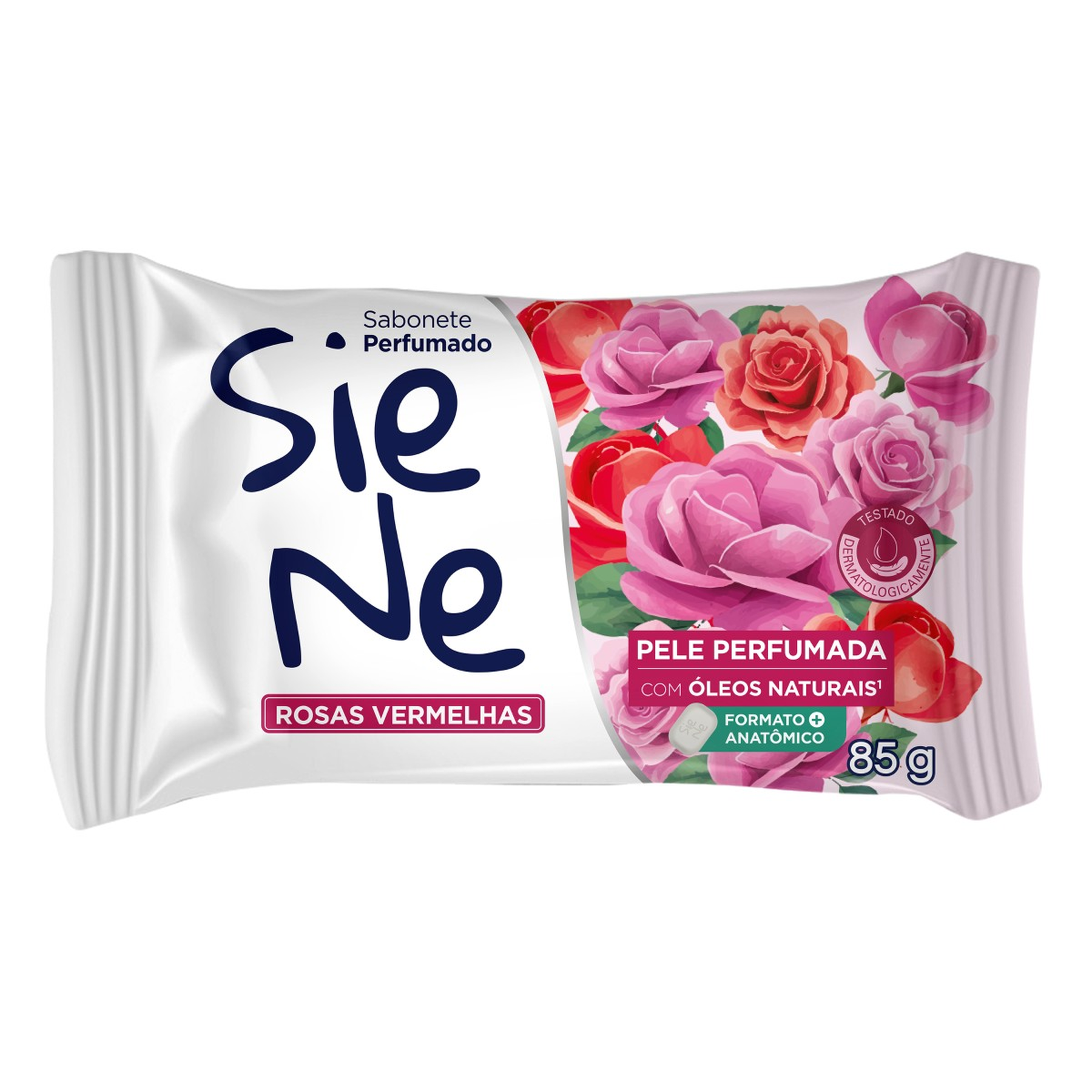 Sabonete Barra Perfumado Rosas Vermelhas Siene Yp&ecirc; Pacote 85g