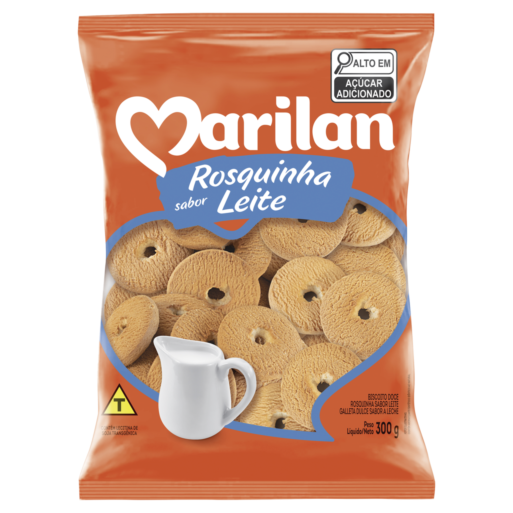 Biscoito Rosquinha Leite Marilan Pacote 300g