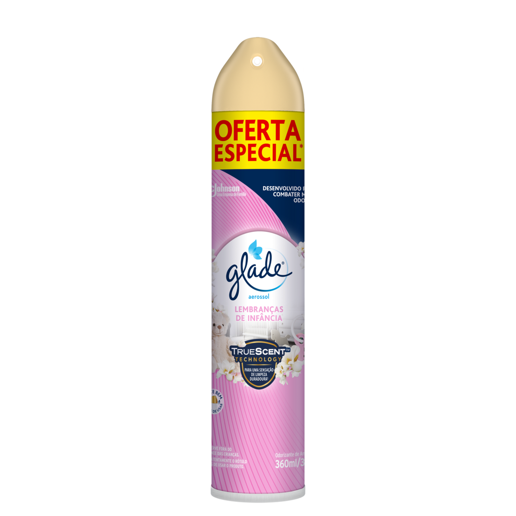Odorizador de Ambiente Aerossol Lembran&ccedil;as de Inf&acirc;ncia Glade Frasco 360ml Spray Oferta Especial