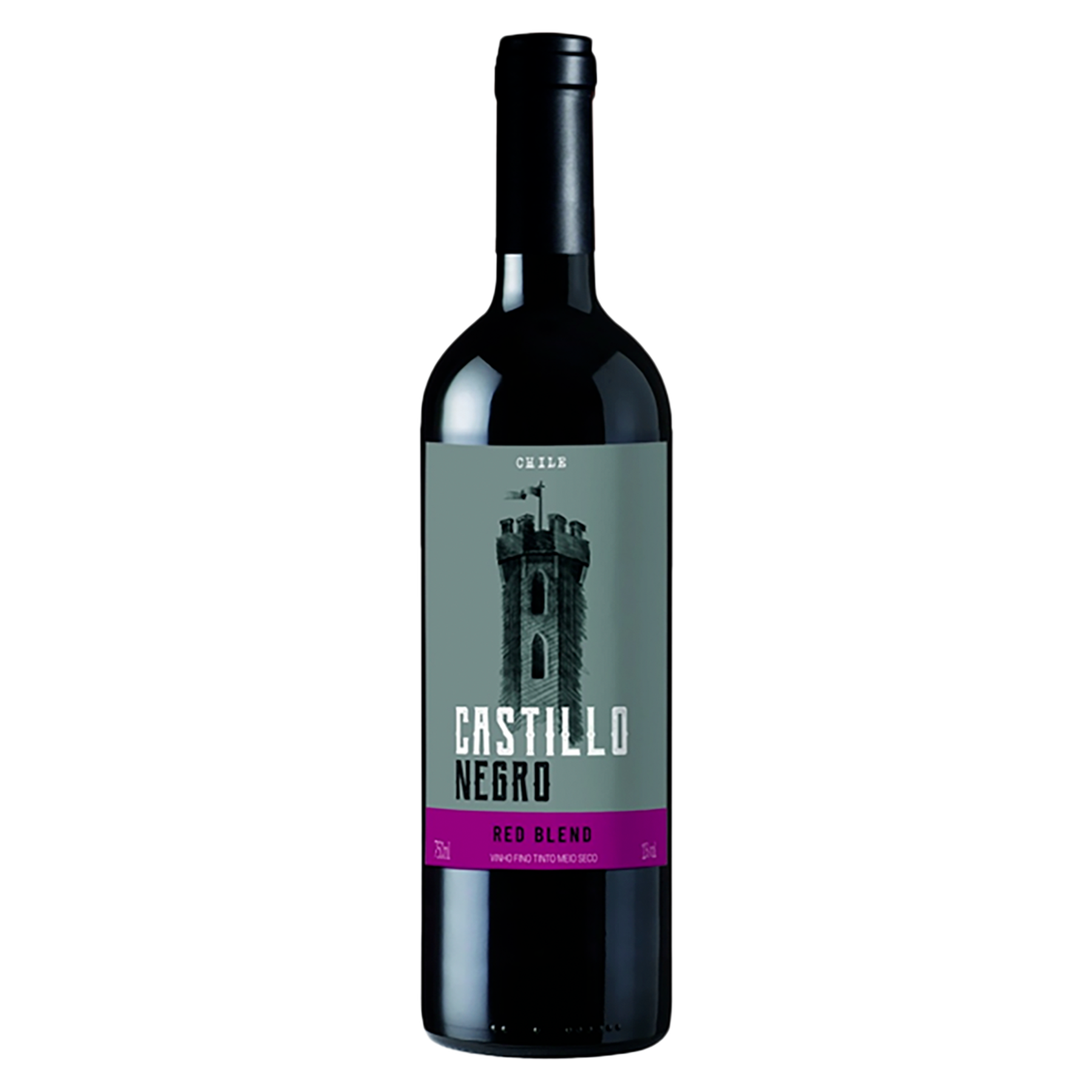 Vinho Tinto Red Blend Castillo Negro Garrafa 750ml