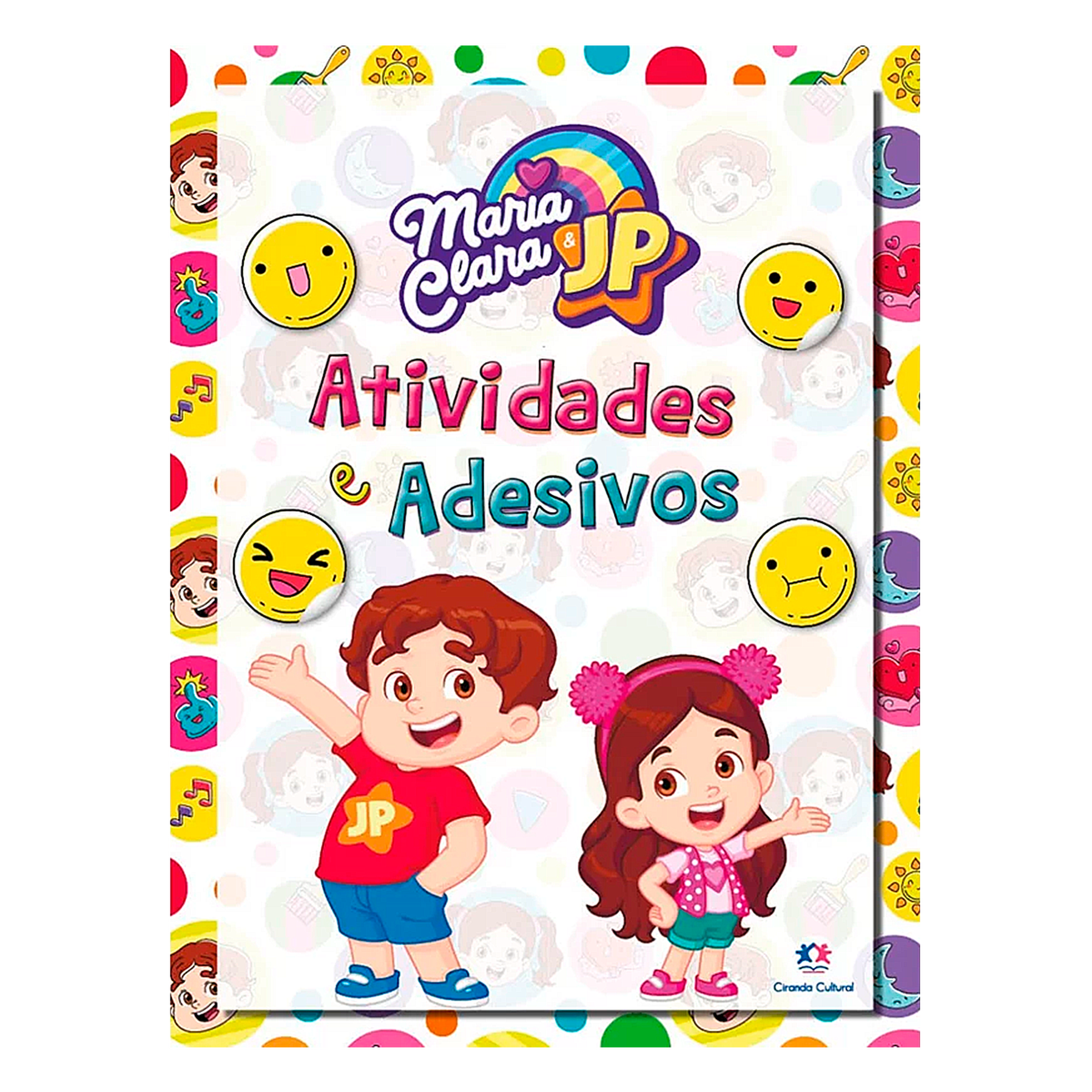 Livro Adesivos e Atividades Maria Clara e JP Ciranda Cultural