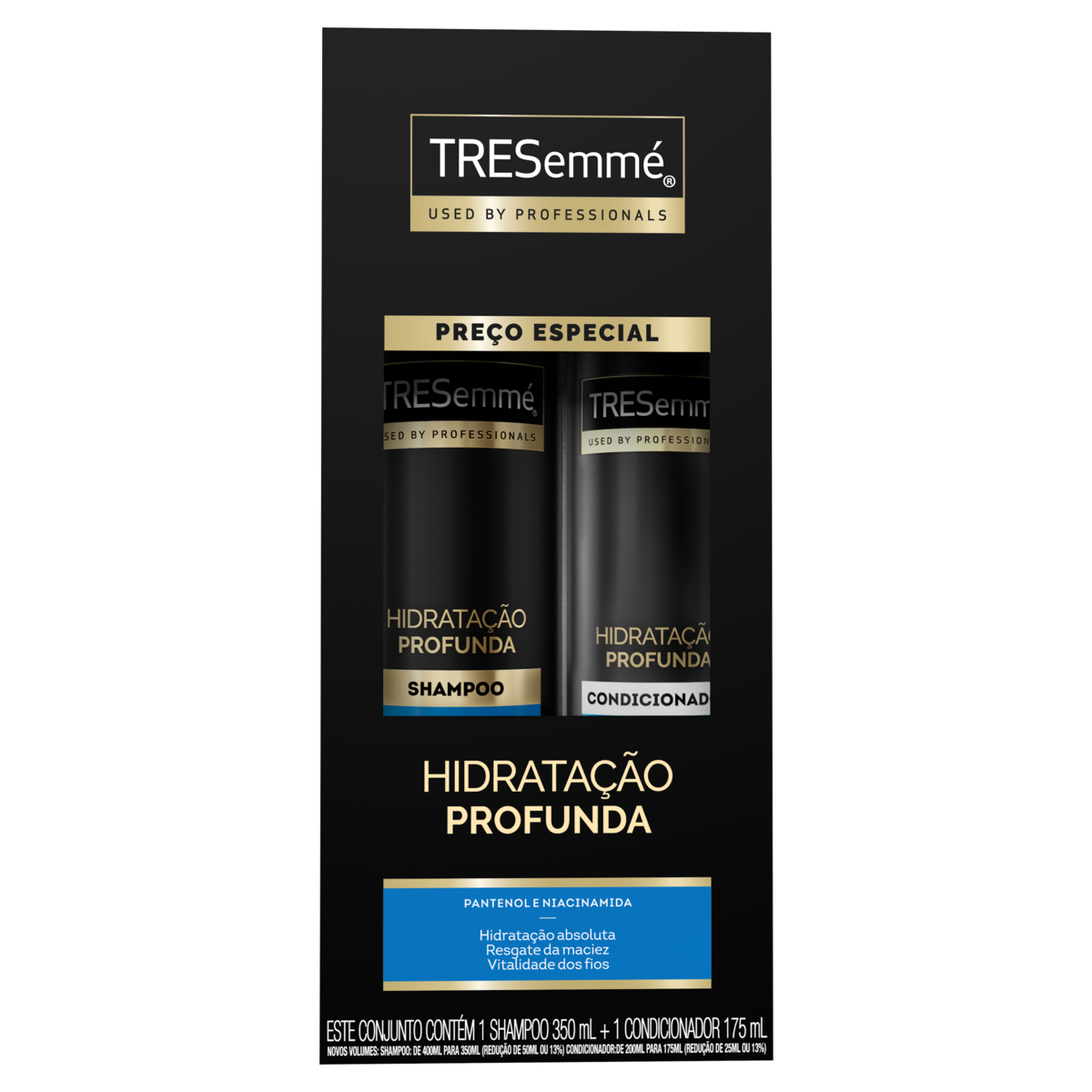 Shampoo 350ml + Condicionador 175ml Hidrata&ccedil;&atilde;o Profunda Tresemm&eacute;