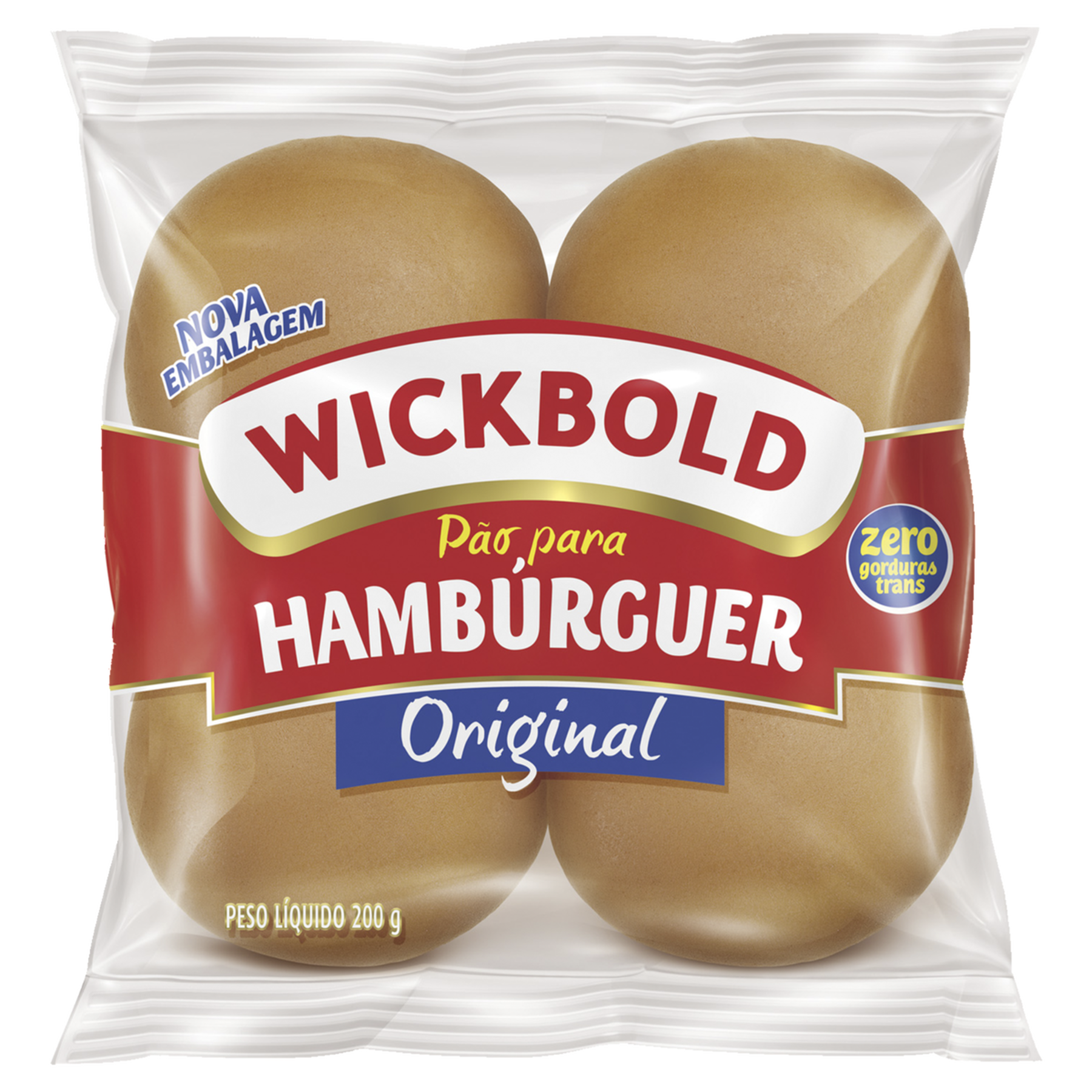 Pão para Hambúrguer Original Wickbold Pacote 200g