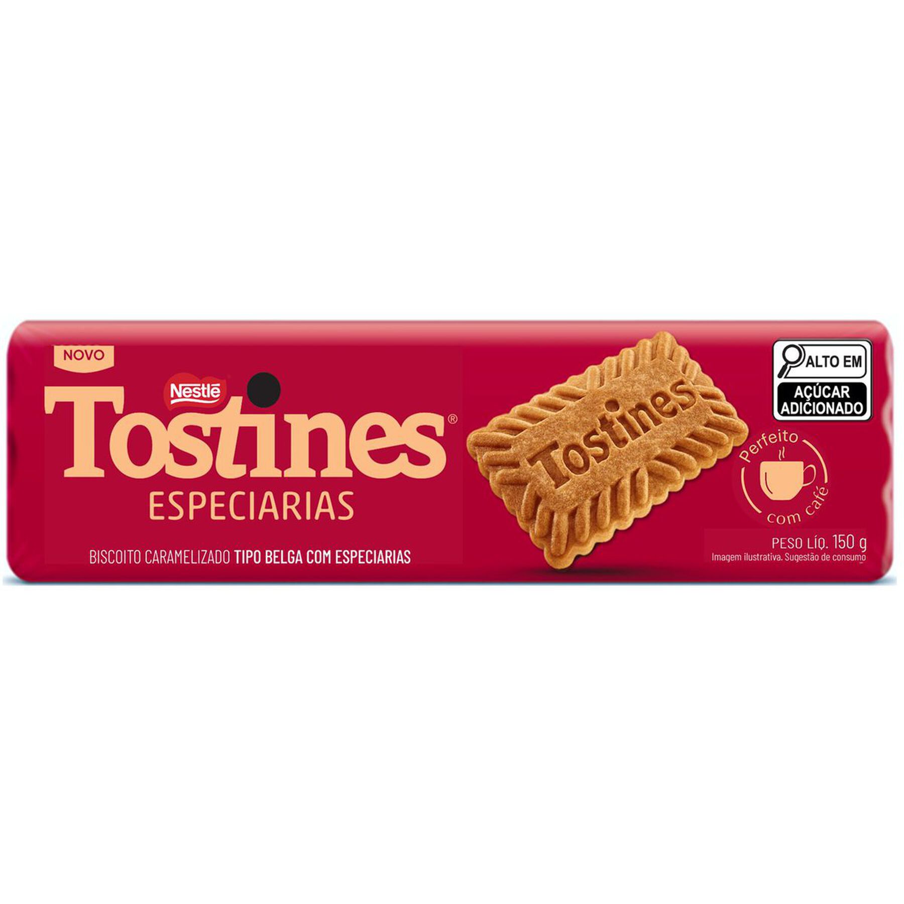 Biscoito Tostines Especiarias Nestlé Pacote 150g