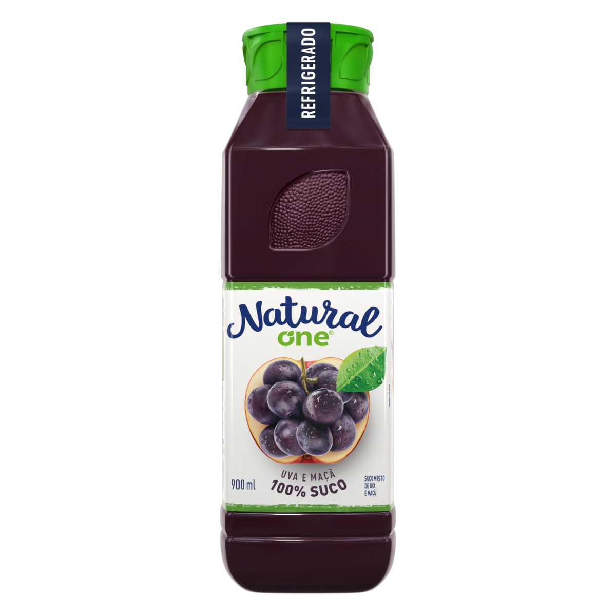 Suco Uva e Ma&ccedil;&atilde; Natural One Refrigerado Garrafa 900ml