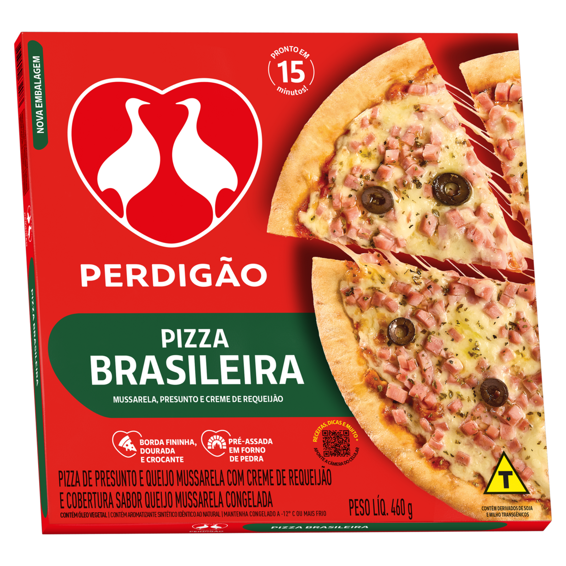 Pizza Brasileira Perdigão Caixa 460g