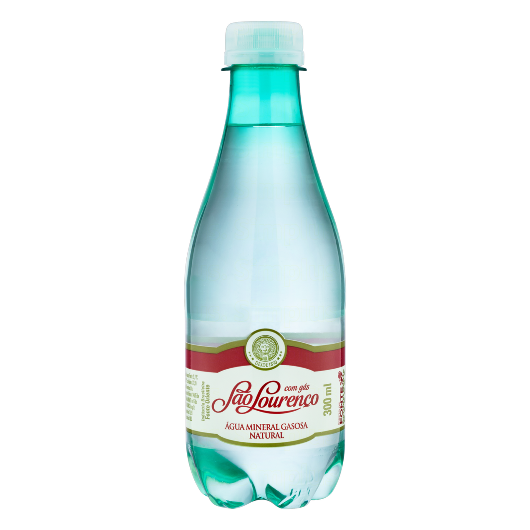 &Aacute;gua Mineral Natural com G&aacute;s S&atilde;o Louren&ccedil;o Garrafa 300ml&nbsp;