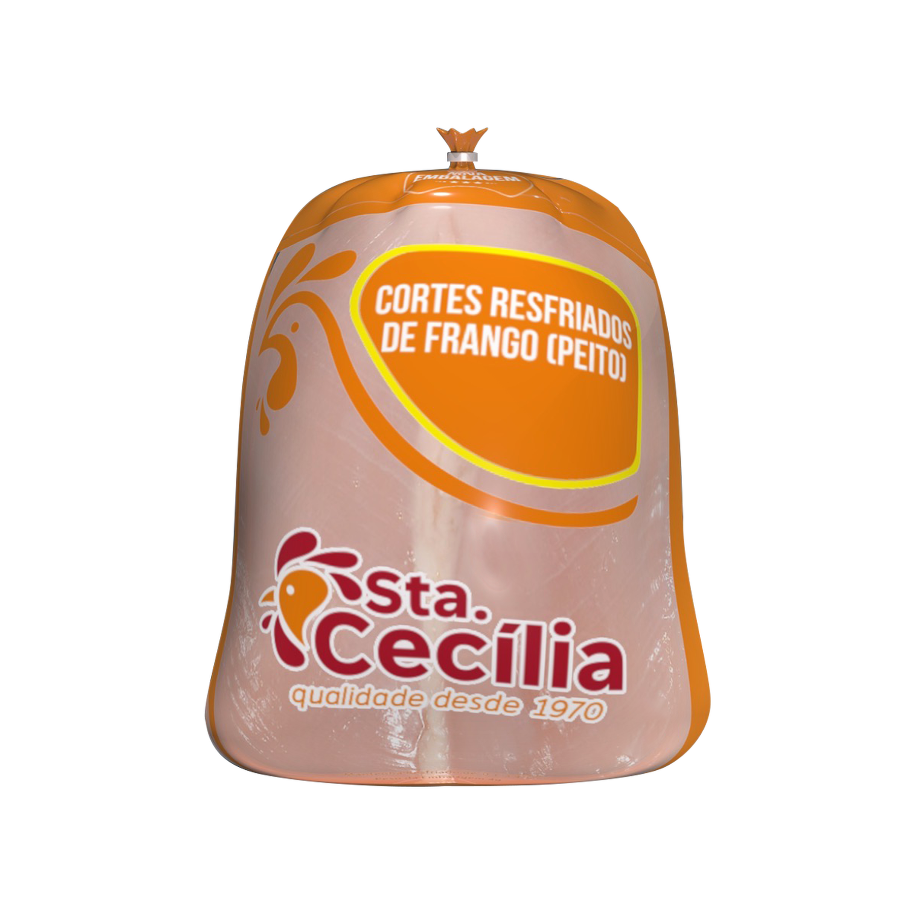 Peito de Frango com Osso Resfriado Santa Cecília aprox. 1.000g