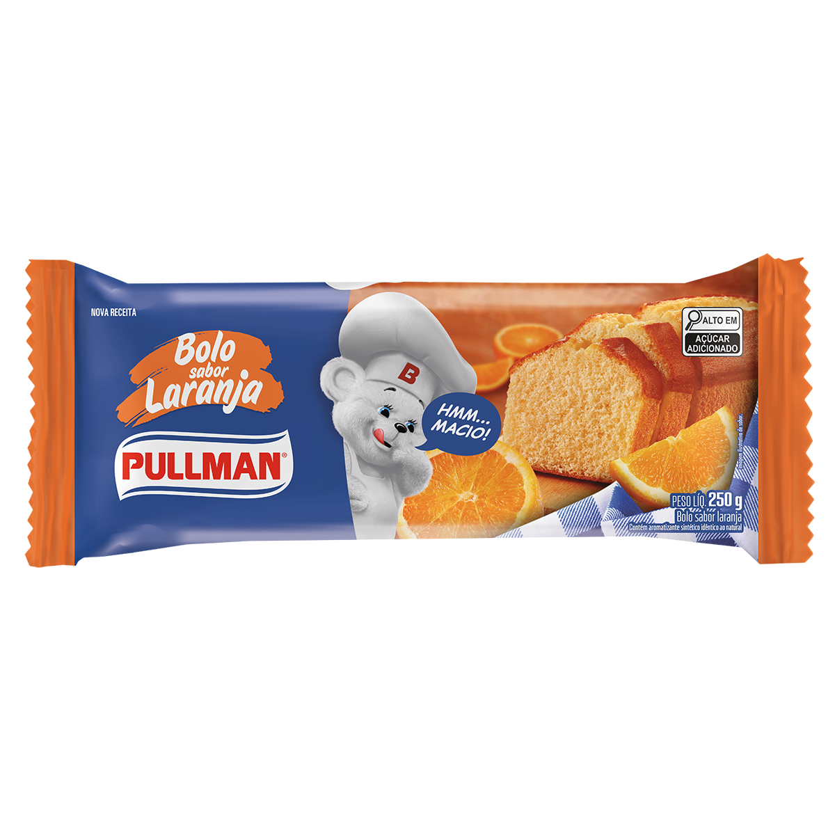 Bolo Laranja Pullman 250g&nbsp;