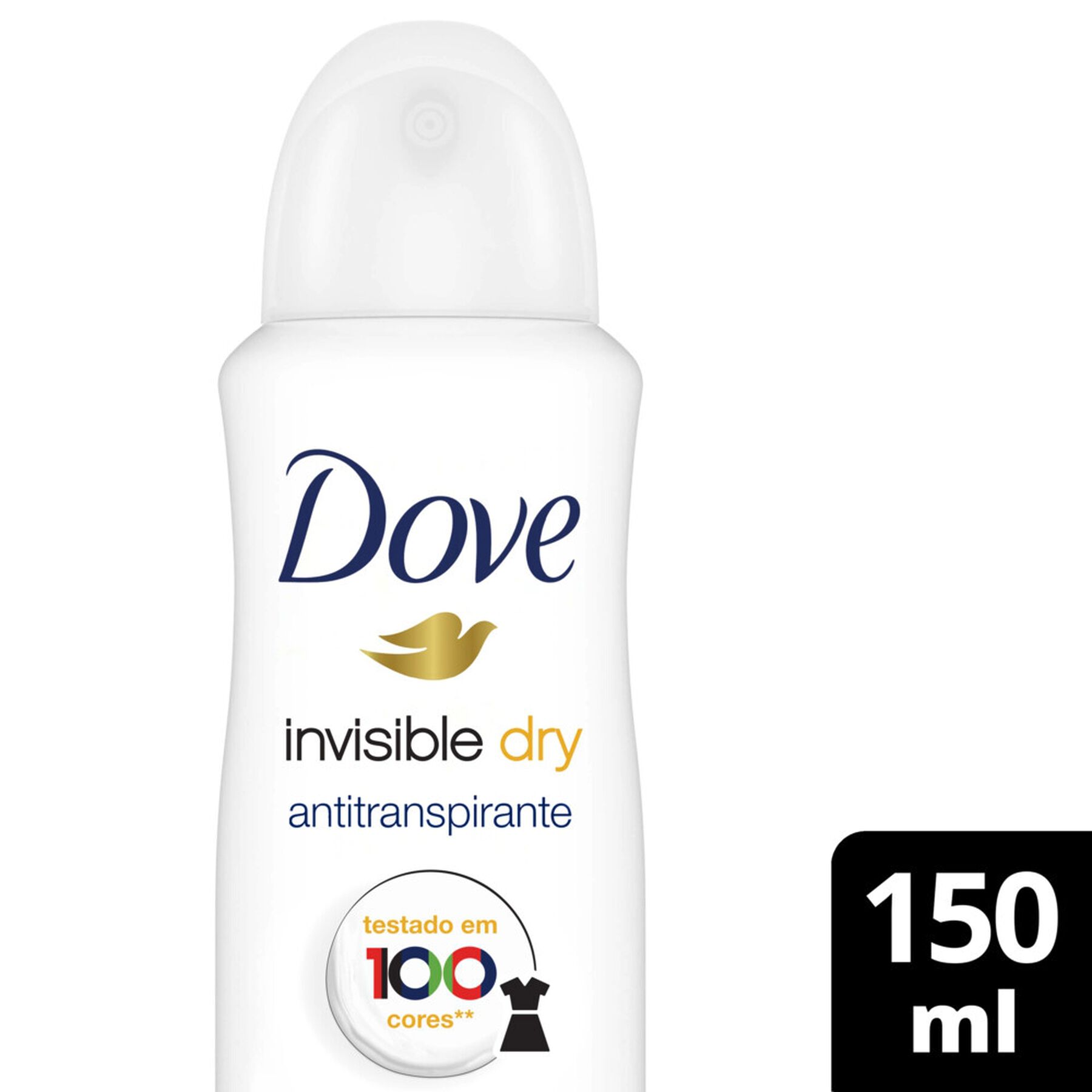 Desodorante Antitranspirante Aerosol Dove Invisible Dry 150ml