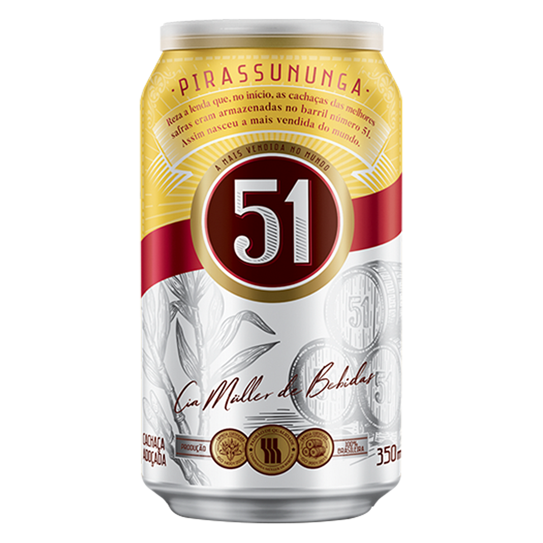Cacha&ccedil;a Ado&ccedil;ada 51 Lata 350ml