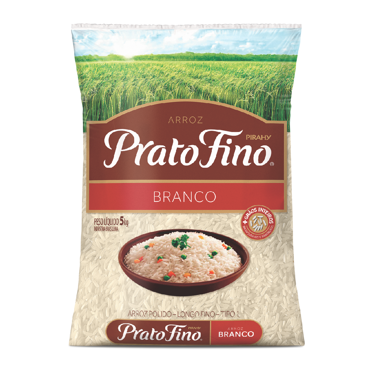 Arroz Prato Fino Pacote 5kg