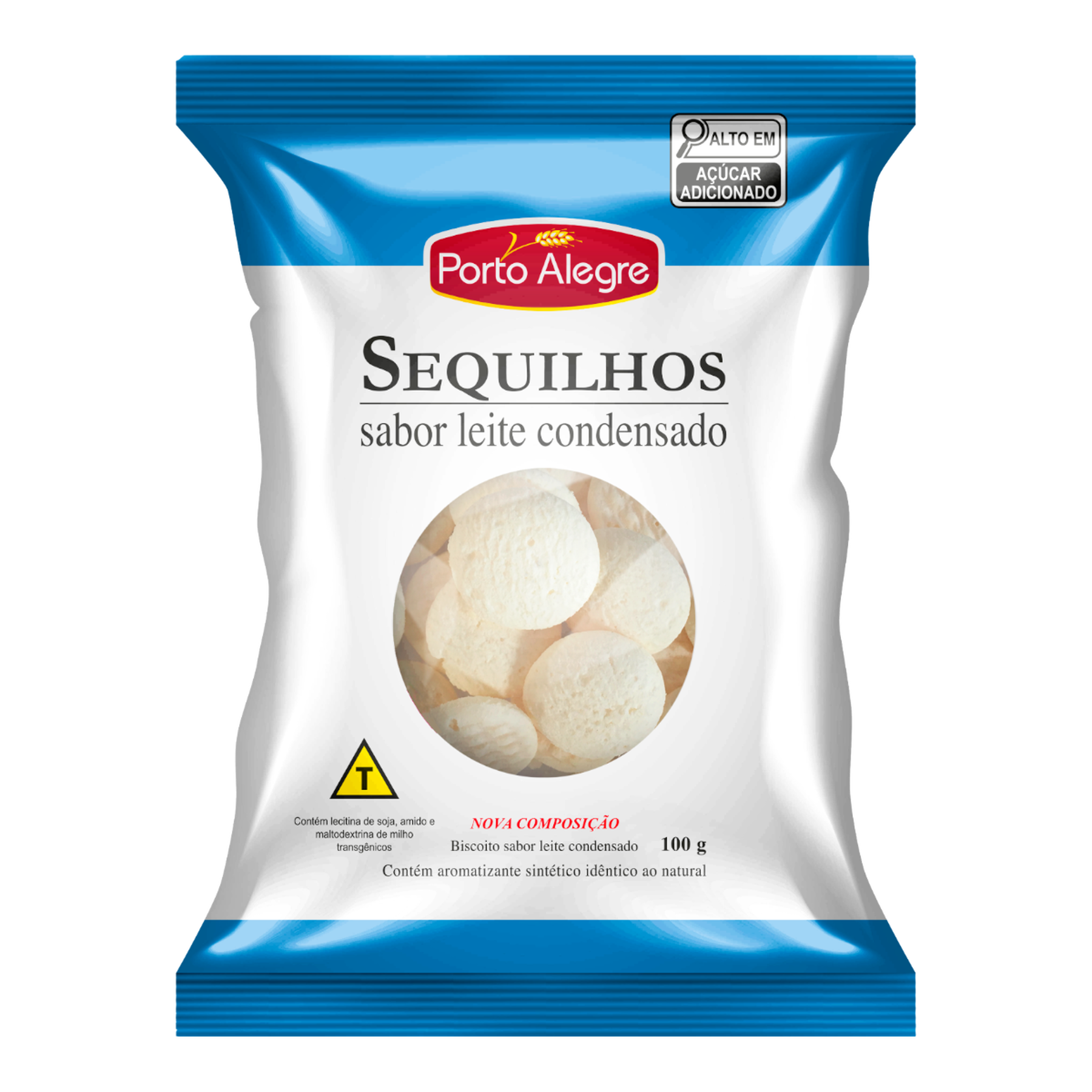 Biscoito Sequilhos Leite Condensado Porto Alegre Pacote 100g