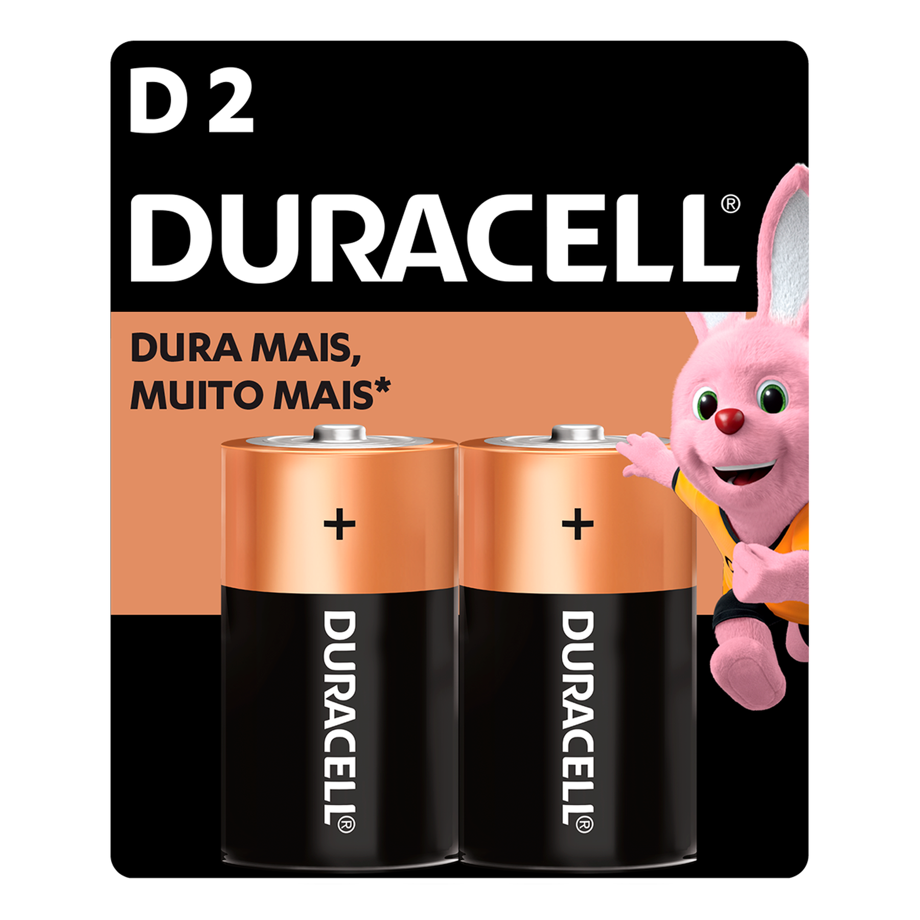 Pilha Alcalina Grande D Duracell C/2 Unidades