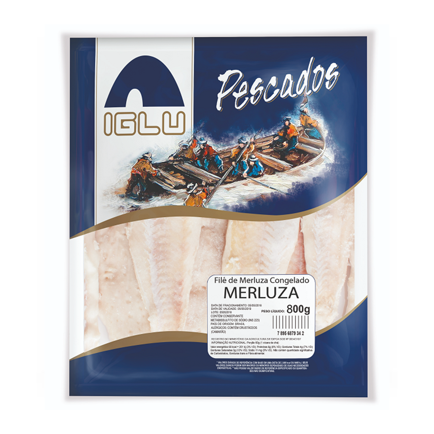 Filé Merluza Iglu 800g