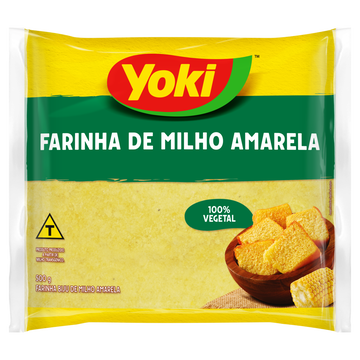 Farinha de Milho Amarela Yoki Pacote 500g