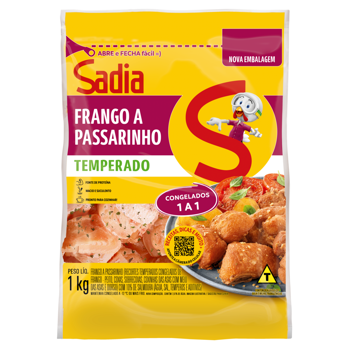 Frango a Passarinho Sadia 1kg