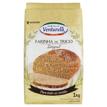 Farinha de Trigo Integral Famiglia Venturelli Pacote 1kg