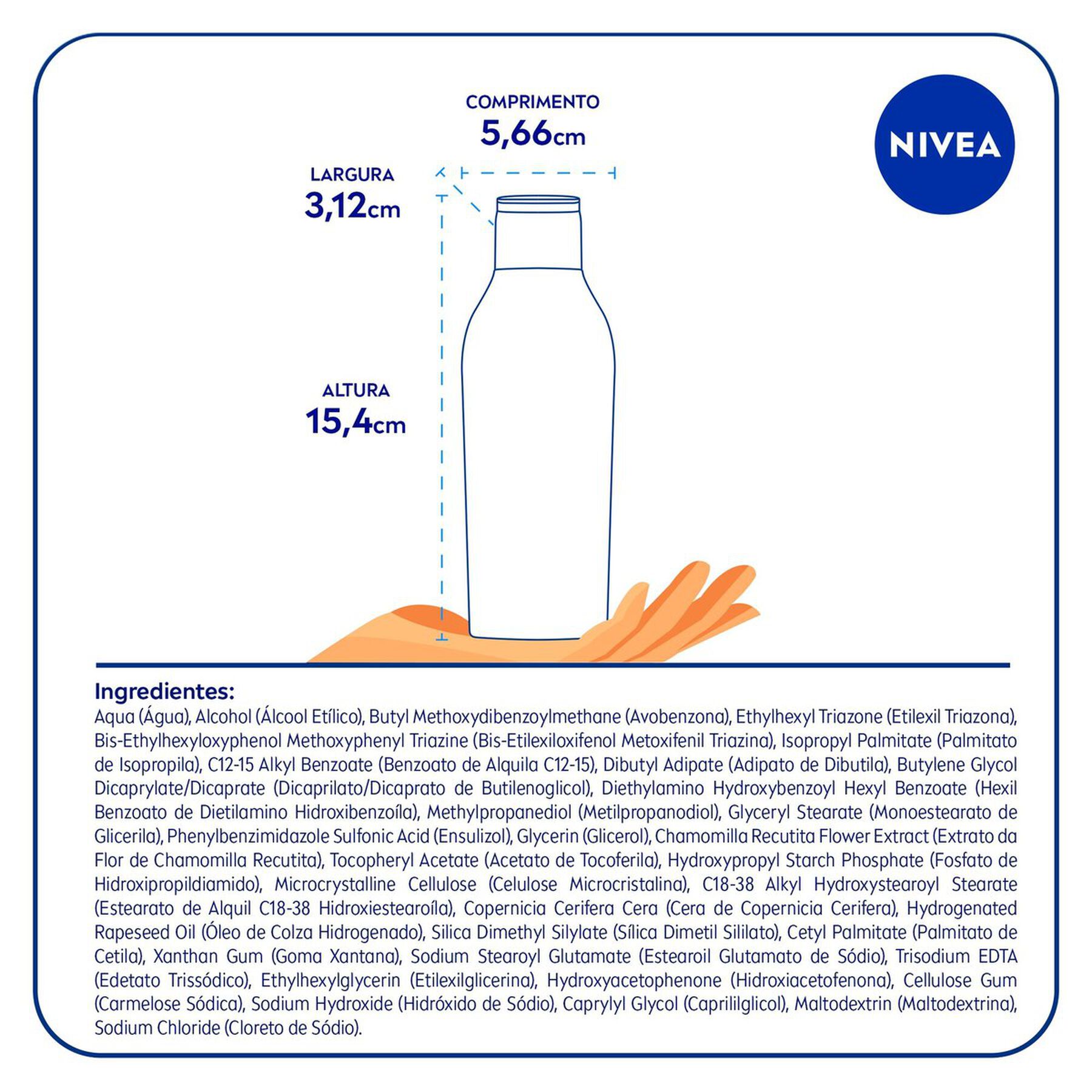 Protetor Solar Sensitive FPS 60 Nivea Sun Kids Frasco 125ml