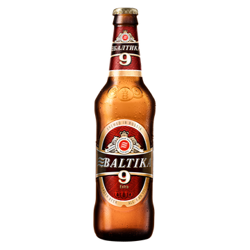 Cerveja Lager 9 Extra Baltika Garrafa 450ml