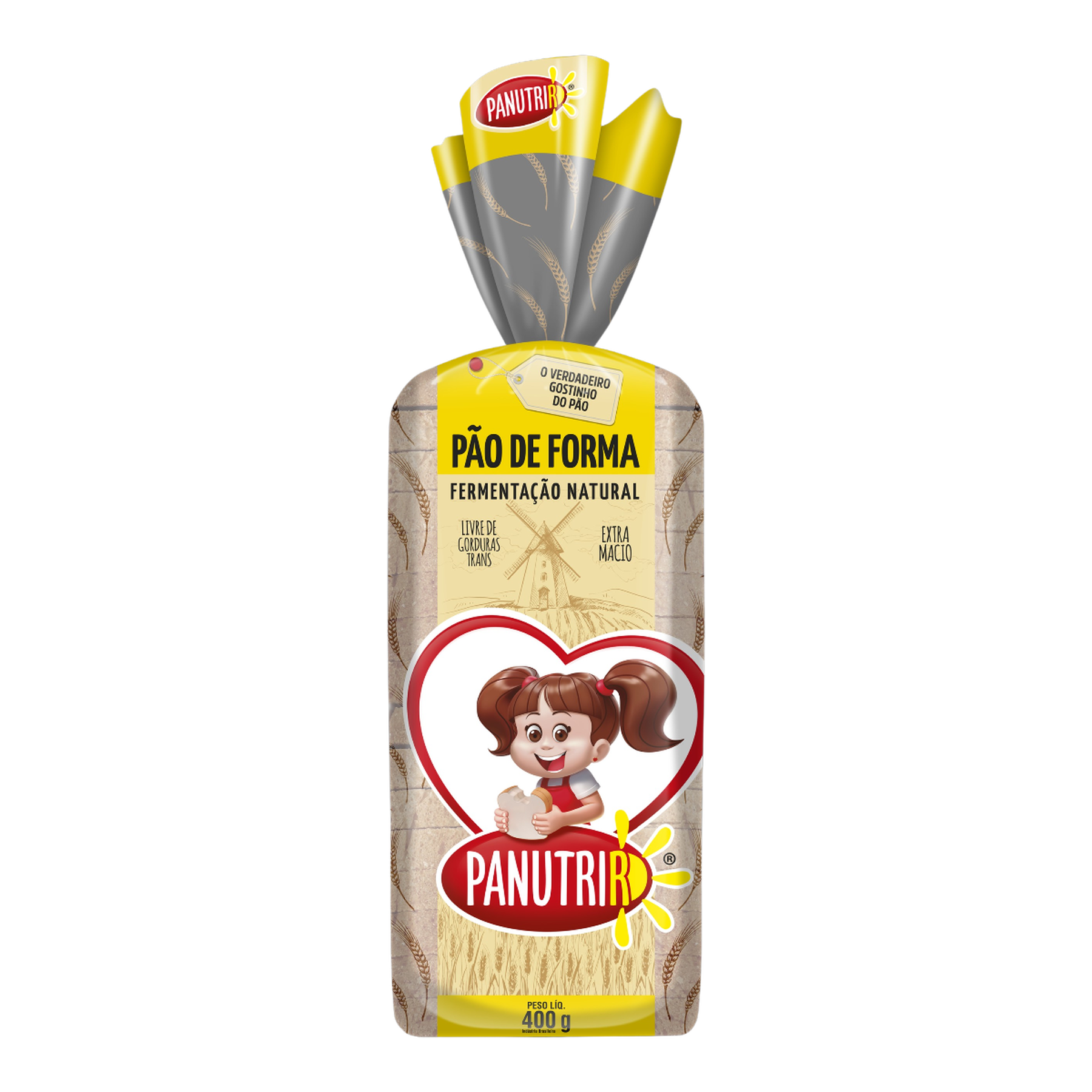 P&atilde;o de Forma Panutrir Pacote Pacote 400g