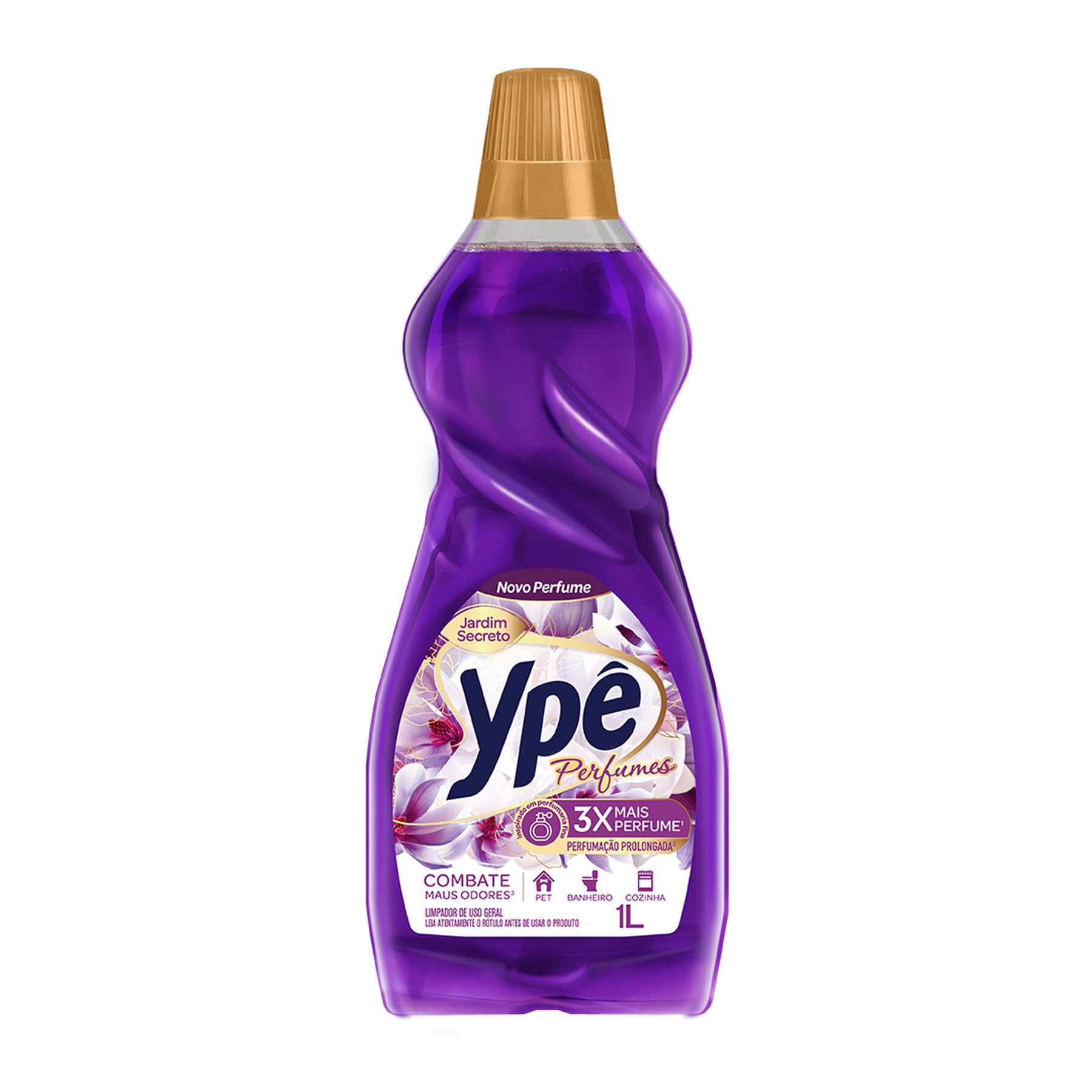 Limpador Perfumado Jardim Secreto Yp&ecirc; Premium Frasco 1l