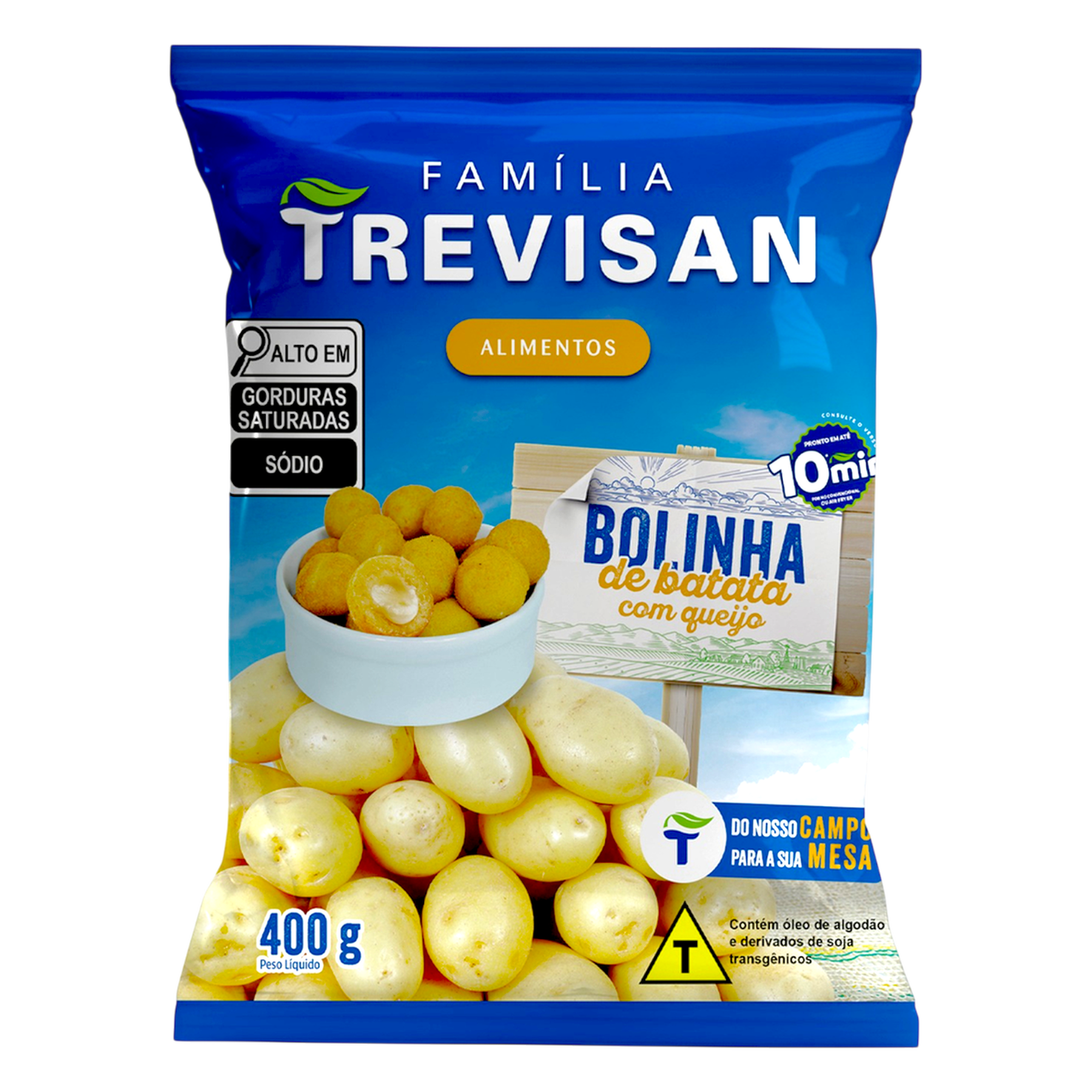 Bolinho de Batata com Queijo Trevisan Pacote 400g